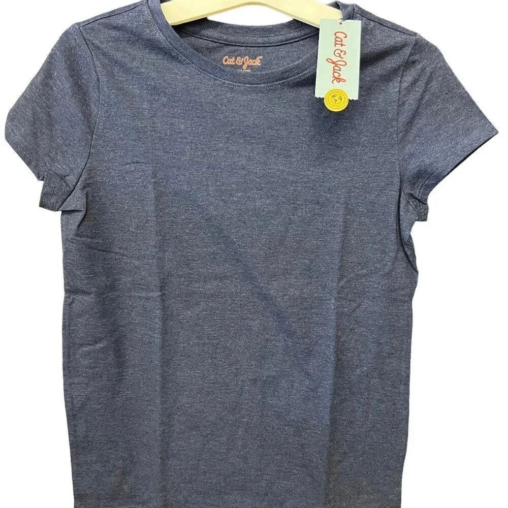 Cat & Jack Nightfall Blue Shirt L 10/12